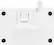 Alt View 14. Insignia™ - 3 Outlet/3 USB Desktop Power Tap 900 Joules Surge Protector - White.