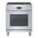 Front Zoom. Bosch - 800 Series 3.9 cu. ft. Freestanding Dual Fuel Convection Range with 5 Dual Flame Ring Burners - Stainless steel.