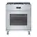 Front. Bosch - 800 Series 3.9 cu. ft. Freestanding Dual Fuel Convection Range with 5 Dual Flame Ring Burners - Stainless steel.