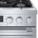 Alt View Zoom 14. Bosch - 800 Series 3.9 cu. ft. Freestanding Dual Fuel Convection Range with 5 Dual Flame Ring Burners - Stainless steel.
