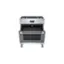 Alt View 1. Bosch - 800 Series 3.9 cu. ft. Freestanding Dual Fuel Convection Range with 5 Dual Flame Ring Burners - Stainless steel.
