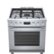Alt View Zoom 26. Bosch - 800 Series 3.9 cu. ft. Freestanding Dual Fuel Convection Range with 5 Dual Flame Ring Burners - Stainless steel.