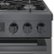 Alt View Zoom 17. Bosch - 800 Series 3.9 cu. ft. Freestanding Dual Fuel Convection Range with 5 Dual Flame Ring Burners - Black stainless steel.