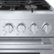 Alt View Zoom 11. Bosch - 800 Series 3.7 cu. ft. Freestanding Dual Fuel Convection Range with 6 Dual Flame Ring Burners - Stainless steel.