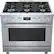Alt View 1. Bosch - 800 Series 3.7 cu. ft. Freestanding Dual Fuel Convection Range with 6 Dual Flame Ring Burners - Stainless steel.