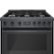 Alt View Zoom 15. Bosch - 800 Series 3.7 cu. ft. Freestanding Dual Fuel Convection Range with 6 Dual Flame Ring Burners - Black stainless steel.