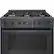 Alt View 17. Bosch - 800 Series 3.7 cu. ft. Freestanding Dual Fuel Convection Range with 6 Dual Flame Ring Burners - Black stainless steel.