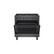 Alt View 1. Bosch - 800 Series 3.7 cu. ft. Freestanding Dual Fuel Convection Range with 6 Dual Flame Ring Burners - Black stainless steel.