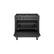 Alt View 2. Bosch - 800 Series 3.7 cu. ft. Freestanding Dual Fuel Convection Range with 6 Dual Flame Ring Burners - Black stainless steel.