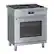Alt View 11. Bosch - 800 Series 3.7 Cu. Ft. Freestanding Gas Convection Range with 5 Dual Flame Ring Burners - Stainless steel.