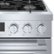 Alt View Zoom 19. Bosch - 800 Series 3.7 cu. ft. Freestanding Gas Convection Range with 5 Dual Flame Ring Burners - Stainless steel.