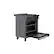 Alt View 1. Bosch - 800 Series 3.7 Cu. Ft. Freestanding Gas Convection Range with 5 Dual Flame Ring Burners - Black stainless steel.