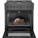 Alt View 18. Bosch - 800 Series 3.7 Cu. Ft. Freestanding Gas Convection Range with 5 Dual Flame Ring Burners - Black stainless steel.