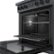 Alt View Zoom 19. Bosch - 800 Series 3.7 cu. ft. Freestanding Gas Convection Range with 5 Dual Flame Ring Burners - Black stainless steel.