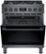 Alt View Zoom 14. Bosch - 800 Series 3.7 cu. ft. Freestanding Gas Convection Range with 5 Dual Flame Ring Burners - Black stainless steel.