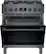 Alt View 14. Bosch - 800 Series 3.7 Cu. Ft. Freestanding Gas Convection Range with 5 Dual Flame Ring Burners - Black stainless steel.
