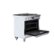Angle Zoom. Bosch - 800 Series 3.5 cu. ft. Freestanding Gas Convection Range with 6 Dual Flame Ring Burners - Stainless steel.