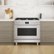 Alt View Zoom 19. Bosch - 800 Series 3.5 cu. ft. Freestanding Gas Convection Range with 6 Dual Flame Ring Burners - Stainless steel.