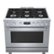Alt View Zoom 12. Bosch - 800 Series 3.5 cu. ft. Freestanding Gas Convection Range with 6 Dual Flame Ring Burners - Stainless steel.