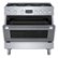 Alt View Zoom 23. Bosch - 800 Series 3.5 cu. ft. Freestanding Gas Convection Range with 6 Dual Flame Ring Burners - Stainless steel.