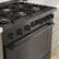Alt View 24. Bosch - 800 Series 3.5 Cu. Ft. Freestanding Gas Convection Range with 6 Dual Flame Ring Burners - Black stainless steel.