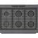 Alt View 12. Bosch - 800 Series 3.5 Cu. Ft. Freestanding Gas Convection Range with 6 Dual Flame Ring Burners - Black stainless steel.