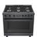 Alt View 17. Bosch - 800 Series 3.5 Cu. Ft. Freestanding Gas Convection Range with 6 Dual Flame Ring Burners - Black stainless steel.
