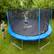 Left. Little Tikes - MEGA 15' Trampoline - Blue and Black.