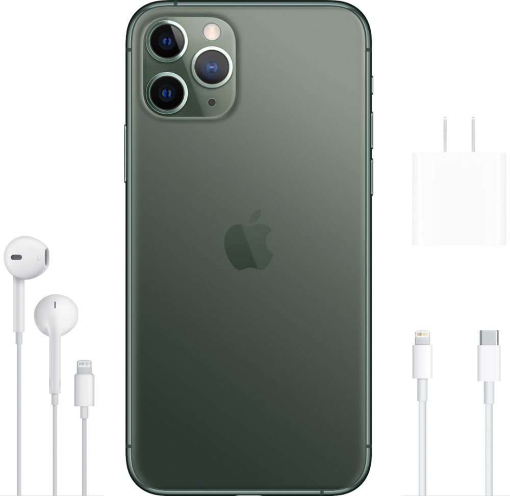 Best Buy: Apple iPhone 11 Pro 64GB Midnight Green (T-Mobile) MWCL2LL/A