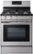 Front Zoom. Insignia™ - 4.8 Cu. Ft. Freestanding Gas Convection Range with Steam Cleaning - Stainless steel.