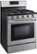 Alt View Zoom 12. Insignia™ - 4.8 Cu. Ft. Freestanding Gas Convection Range with Steam Cleaning - Stainless steel.