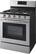 Alt View 13. Insignia™ - 4.8 Cu. Ft. Freestanding Gas Convection Range with Steam Cleaning - Stainless Steel.