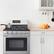 Alt View 18. Insignia™ - 4.8 Cu. Ft. Freestanding Gas Convection Range with Steam Cleaning - Stainless Steel.