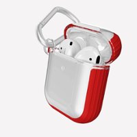 Raptic - Clear for AirPods - Clear / Red - Front_Zoom