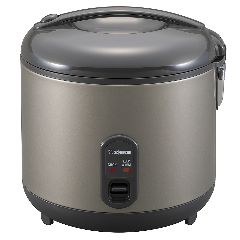 Zojirushi 10 Cup (Uncooked) Automatic Rice Cooker & Warmer Metallic Gray  NS-RPC18HM - Best Buy