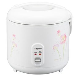 Zojirushi - 10 Cup (Uncooked) Automatic Rice Cooker & Warmer - Tulip - Angle_Zoom