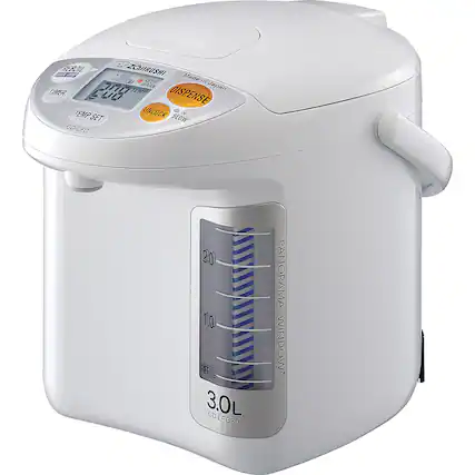 Angle. Zojirushi - Panorama Window Micom 101oz Water Boiler & Warmer - White.