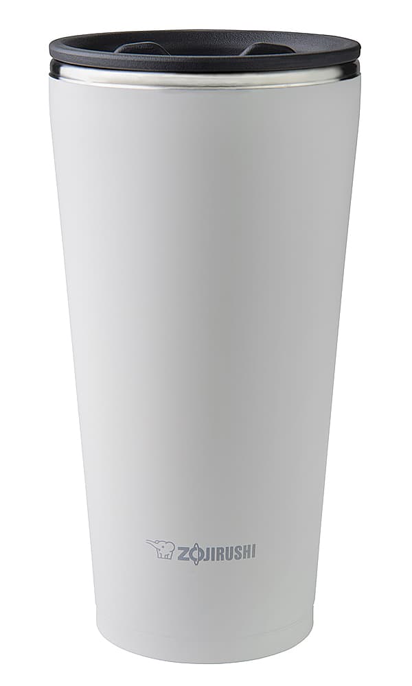 Angle View: Zojirushi - 15 oz Stainless Steel Tumbler with Tea Leaf Filter - White