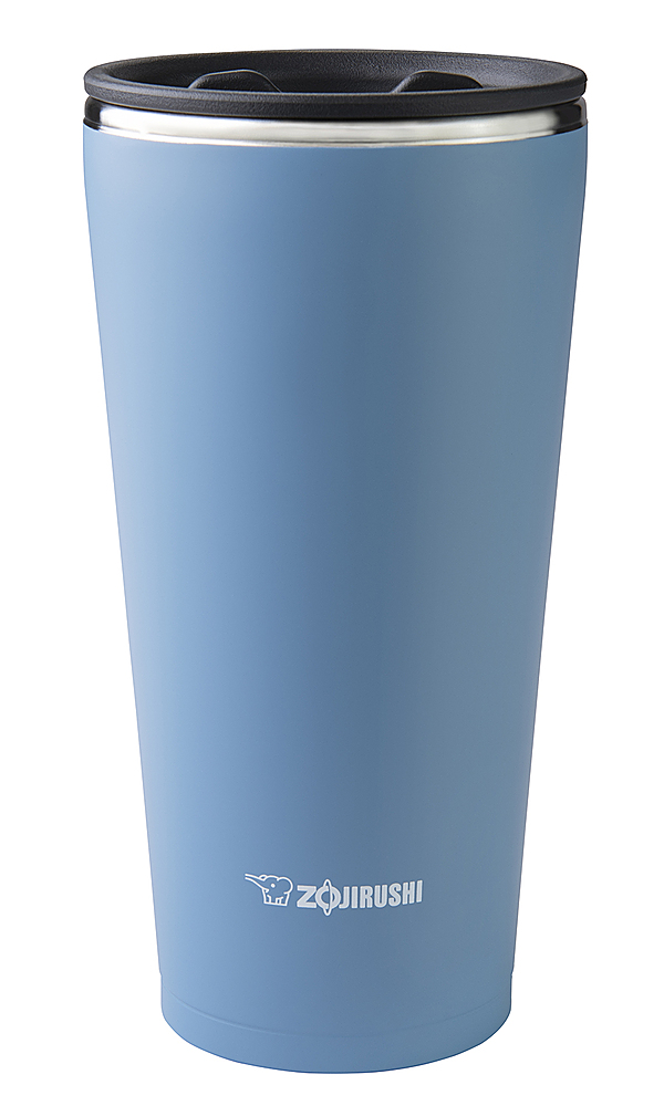 Zojirushi - 15 oz Stainless Steel Tumbler with Tea Leaf Filter - Blue Gray