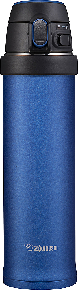 Zojirushi SM-QHE60AK, Flip-and-Go Stainless Mug, 20-Ounce, Cobalt Blue