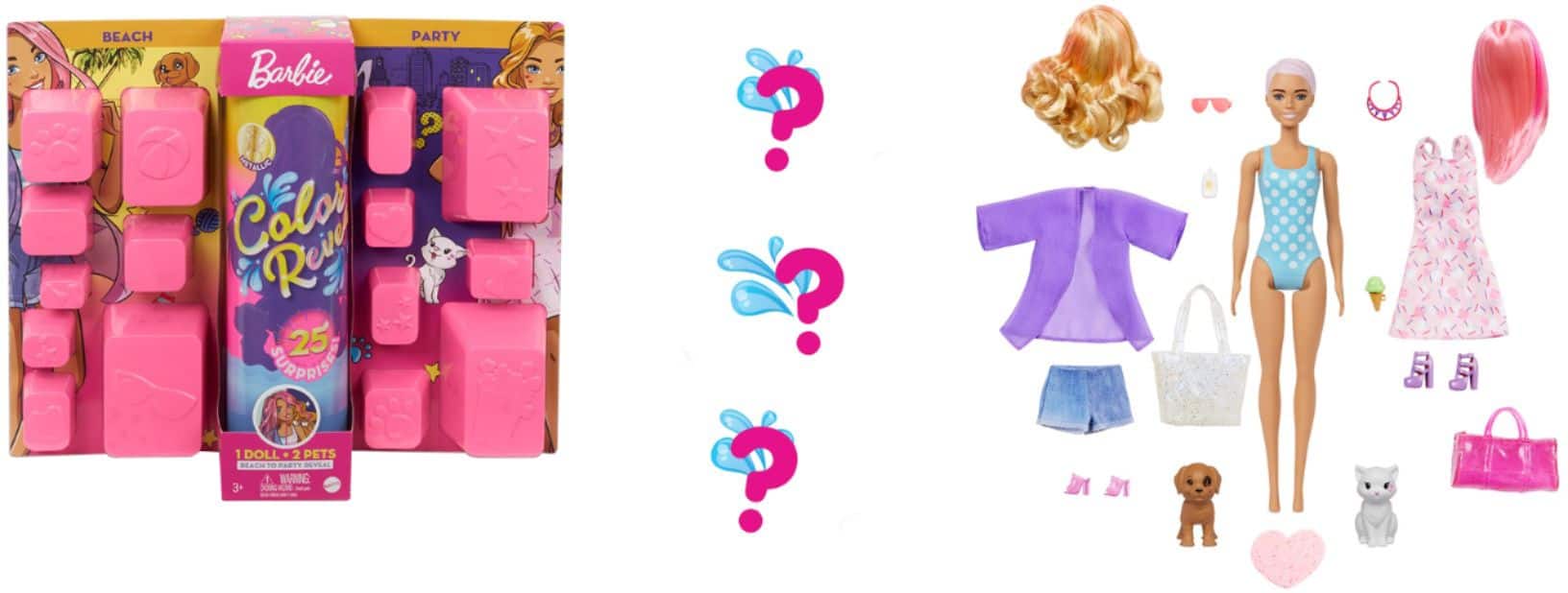 Alt View 23. Barbie - Color Reveal Day-to-Night Doll/Accessories.