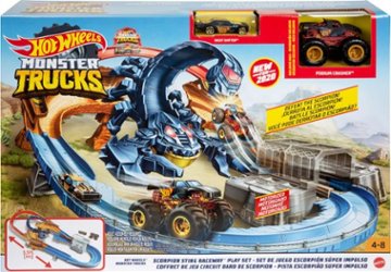 Hot Wheels - Monster Truck Scorpion Sting Raceway - Blue - Front_Zoom