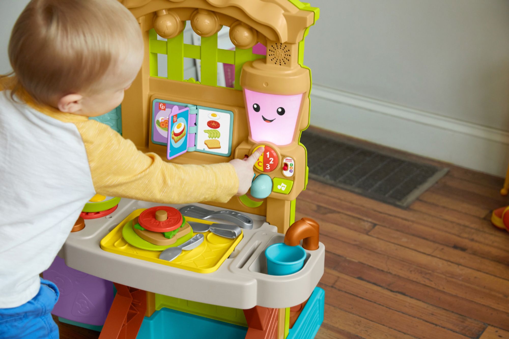 fisher price activity table kitchen