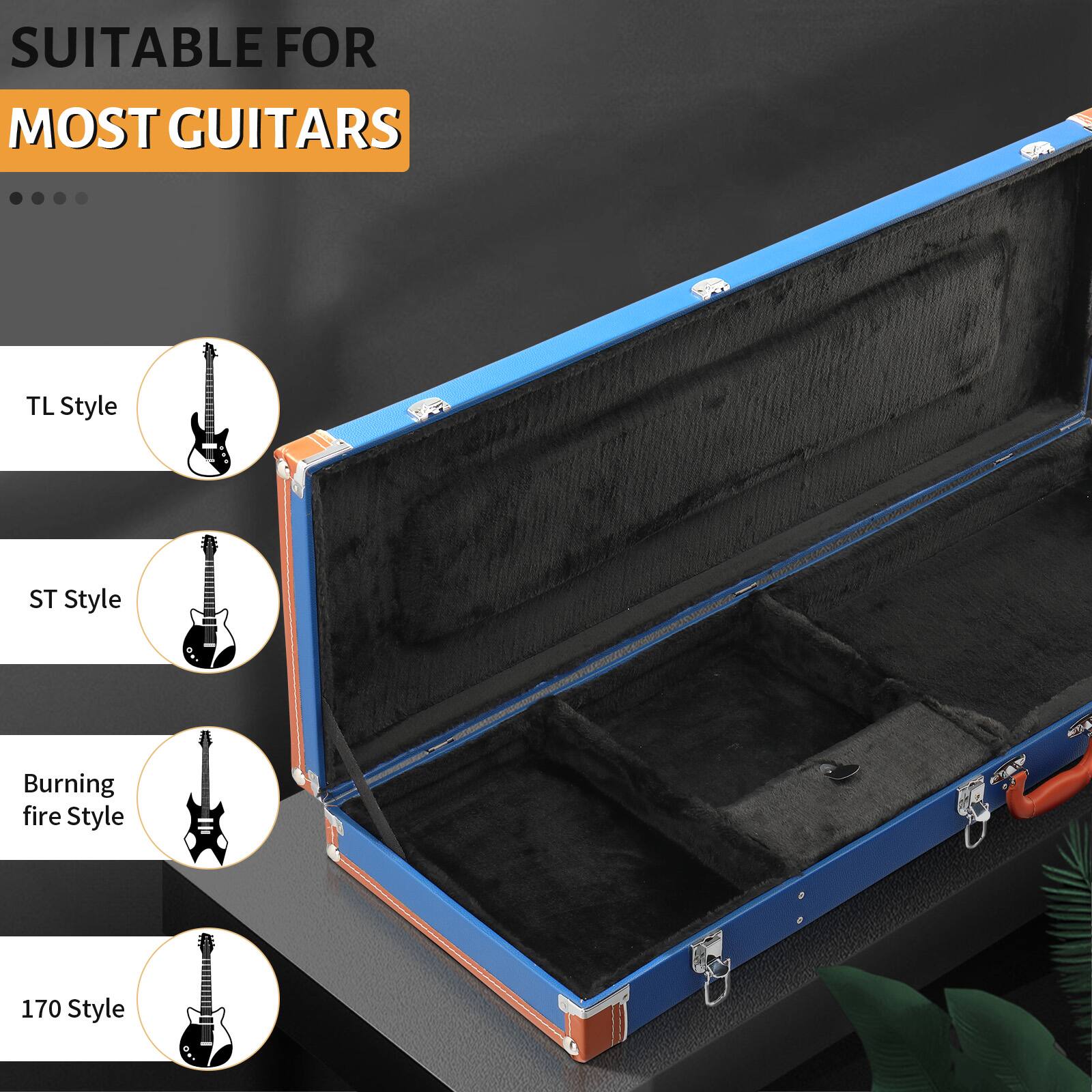 SUITABLE FOR  
MOST GUITARS  

- TL Style  
- ST Style  
- Burning fire Style  
- 170 Style