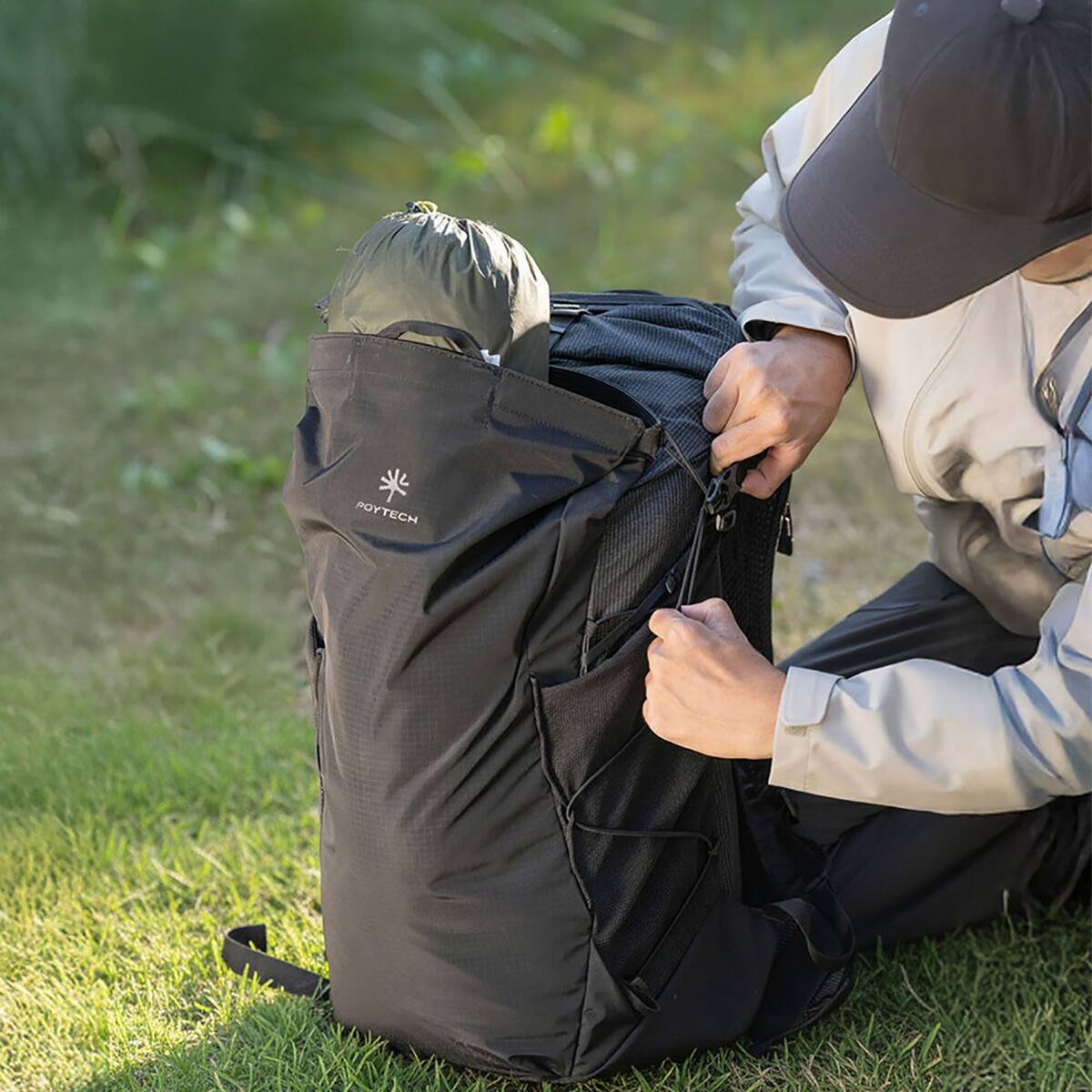 Alt View 6. PGYTECH - PGYTECH OnePro Ultralight Backpack 30L (Space Black) - Space Black.