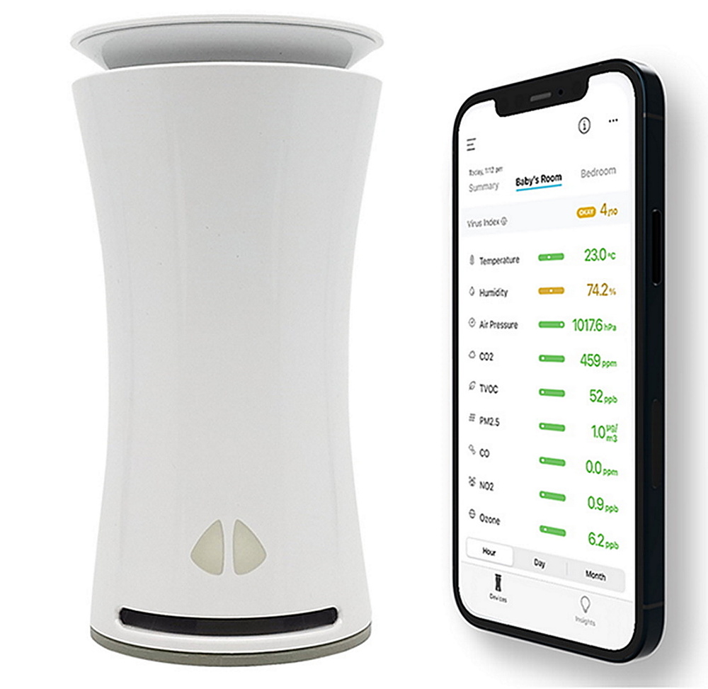 uHoo Smart Indoor Air Quality Monitor White UHOO-IAS1-M-C-US - Best Buy