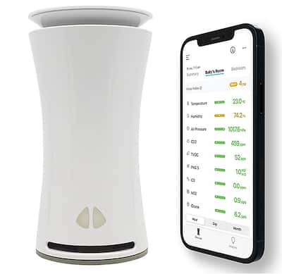 uHoo Smart Indoor Air Quality Monitor White UHOO-IAS1-M-C-US uHoo Smart Indoor Air Quality Monitor White UHOO-IAS1-M-C-US