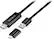 Front. Insignia™ - 6' USB 3.0 File Transfer Cable - Black.