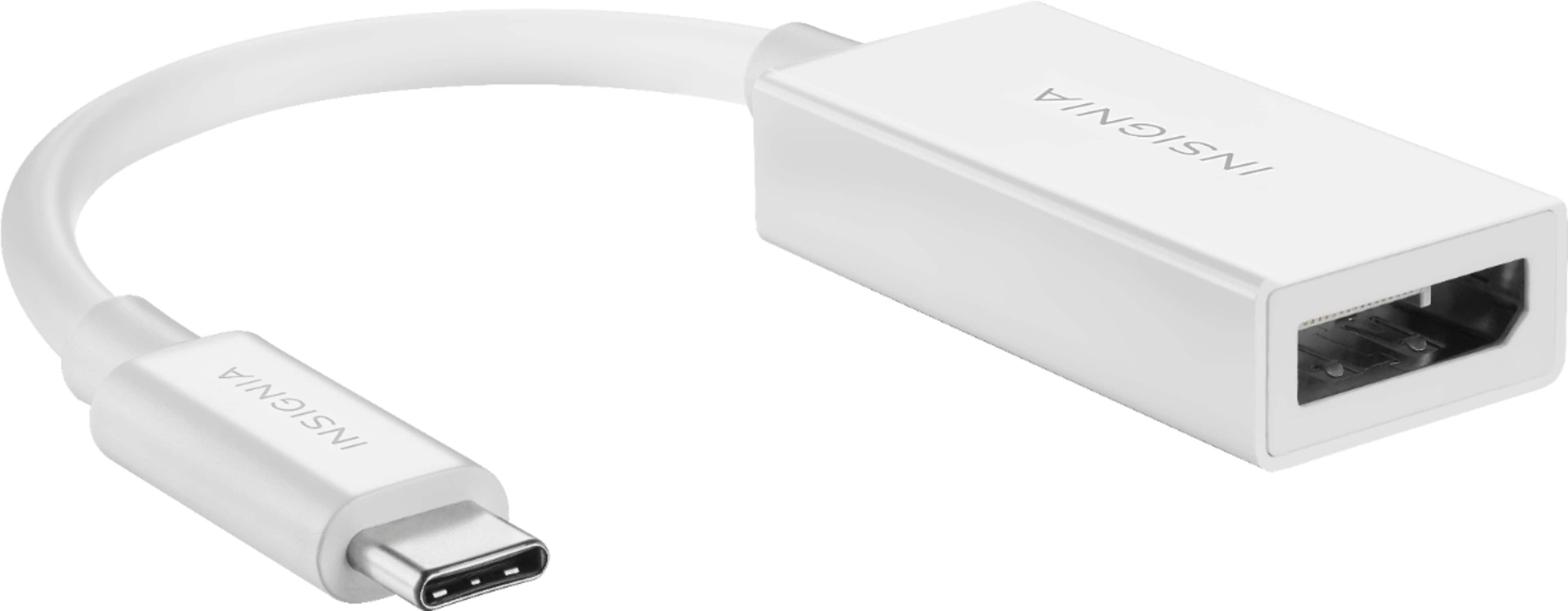 Alt View 11. Insignia™ - USB-C to DisplayPort Adapter - White.