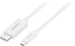 Insignia™ - 6' USB-C to DisplayPort Cable - White